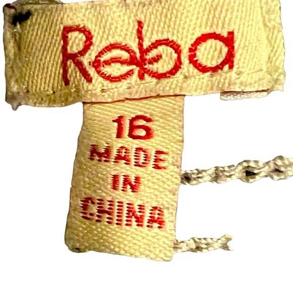 REBA Women's Embellished Stretch Mid Rise Denim Blue Jeans Size 16 - Picture 5 of 10